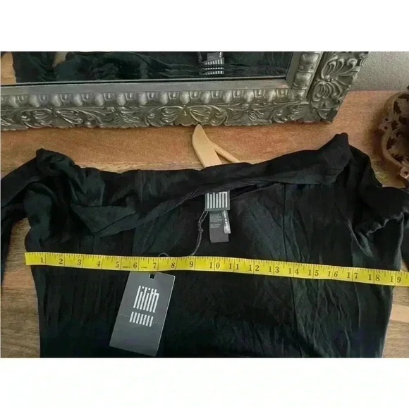 LILITH of France charcoal DRESS Bubble hem M/40 NWT PORTUGAL - Picture 10 of 12